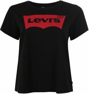 Levi's® Plus Tričko 'The Perfect Tee '  červená / čierna