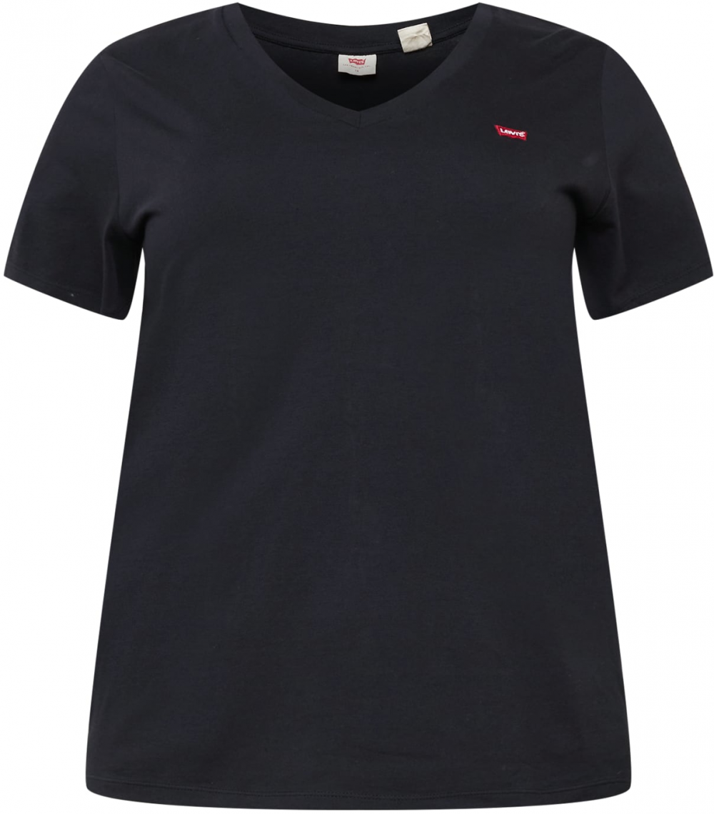 Levi's® Plus Tričko 'Perfect V-Neck Tee '  červená / čierna / biela