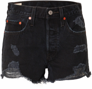 LEVI'S ® Džínsy '501® Original Shorts'  čierny denim