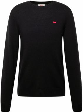 LEVI'S ® Sveter 'Original Housemark Sweater'  jasne červená / čierna