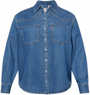 Levi's® Plus Blúzka 'Teodora Western Shirt '  tmavomodrá