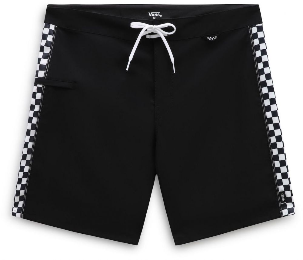VANS Plavecké šortky  čierna / biela