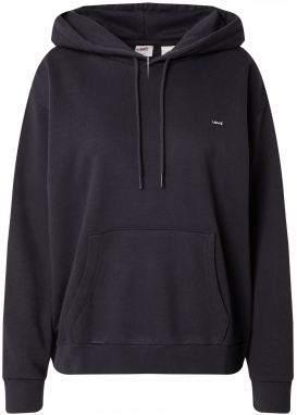LEVI'S ® Mikina 'Everyday Hoodie'  čierna / biela
