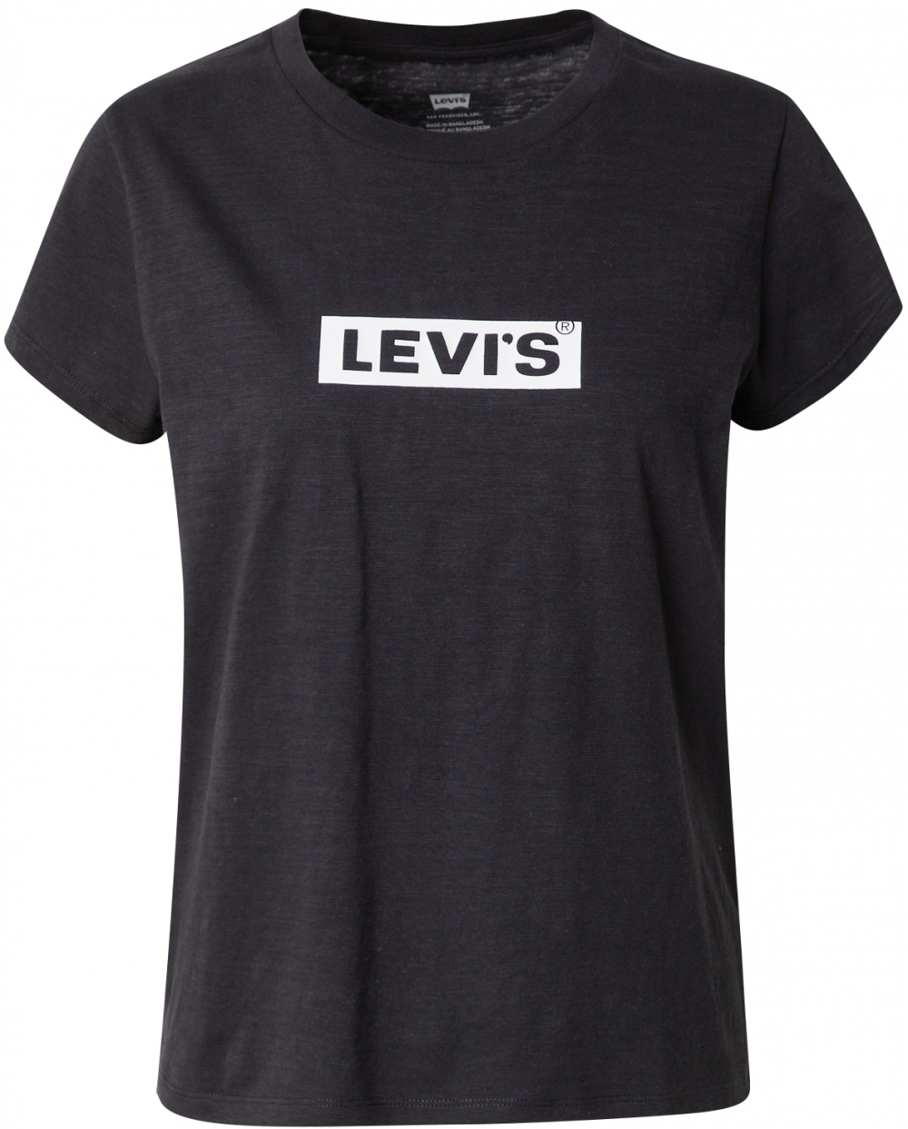 LEVI'S ® Tričko 'Graphic Authentic Tshirt'  čierna / biela
