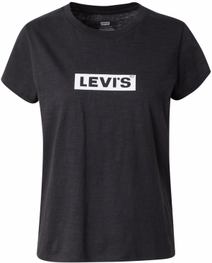 LEVI'S ® Tričko 'Graphic Authentic Tshirt'  čierna / biela