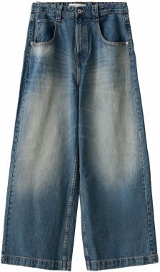 Bershka Džínsy  béžová / modrá denim