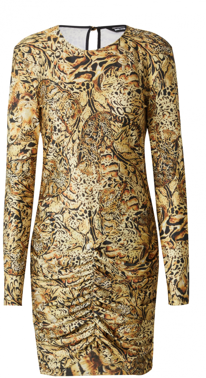 Just Cavalli Šaty 'VESTITI'  koňaková / medová / čierna