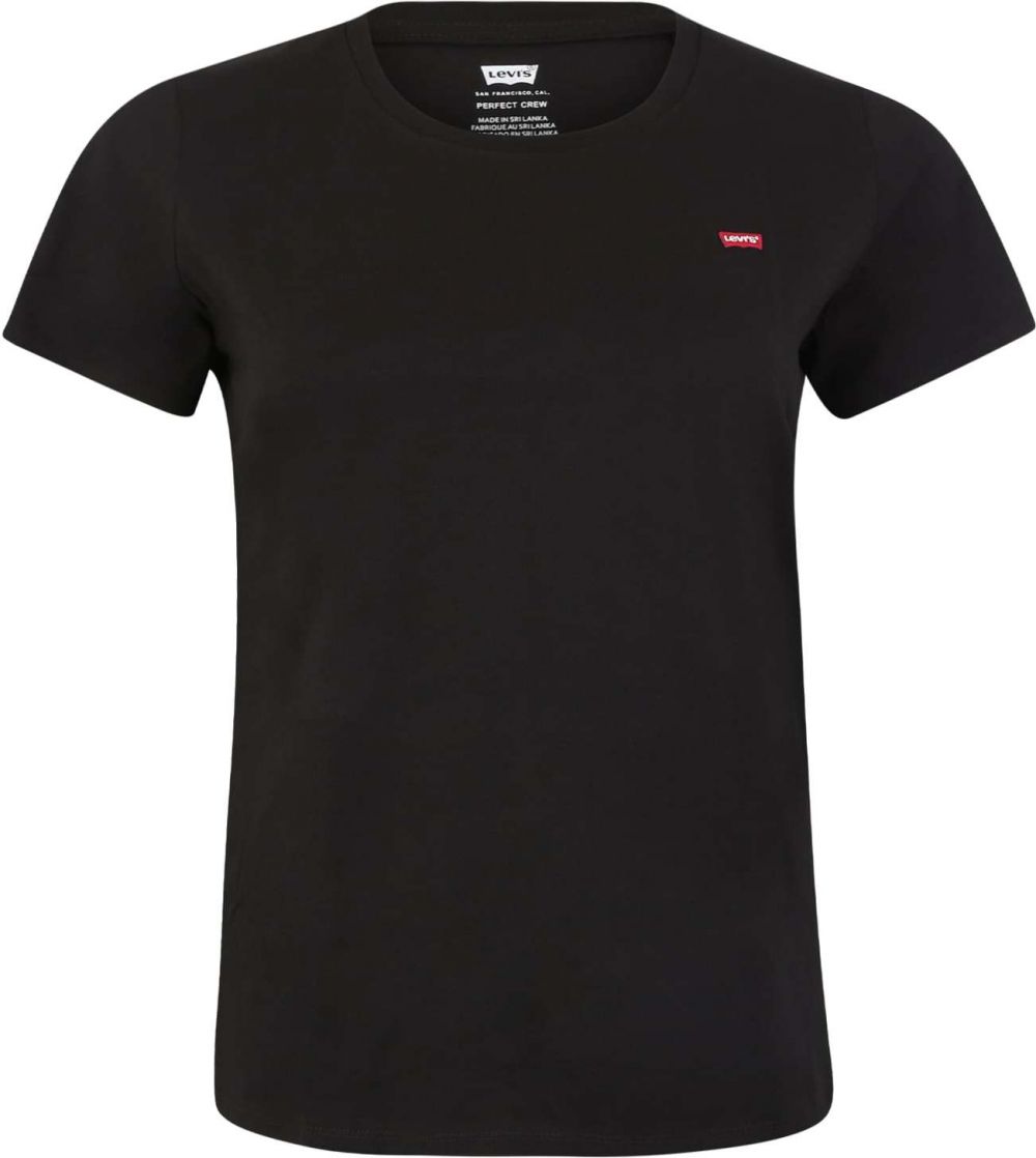 Levi's® Plus Tričko 'The Perfect Tee '  červená / čierna / biela