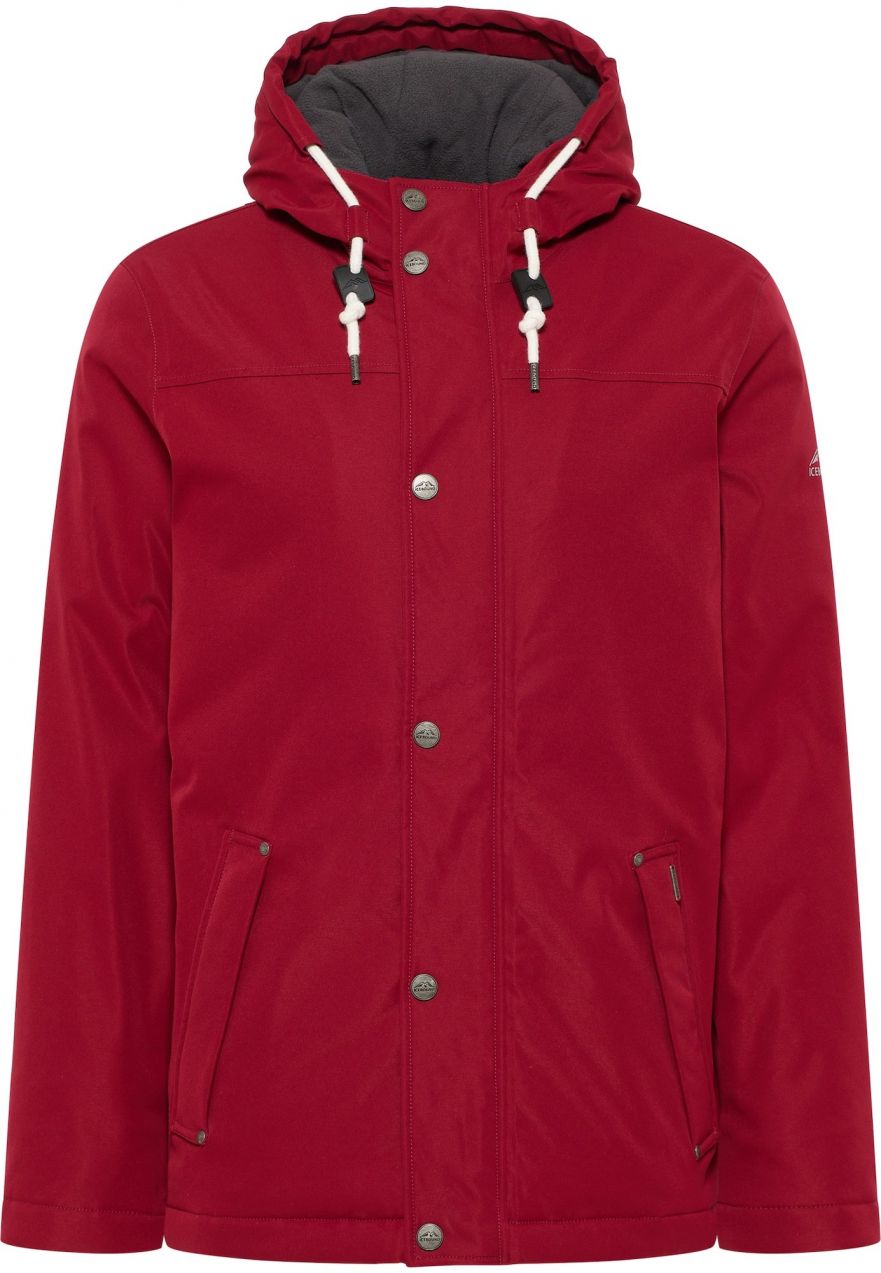 ICEBOUND Funkčná bunda 'Iglu'  tmavočervená