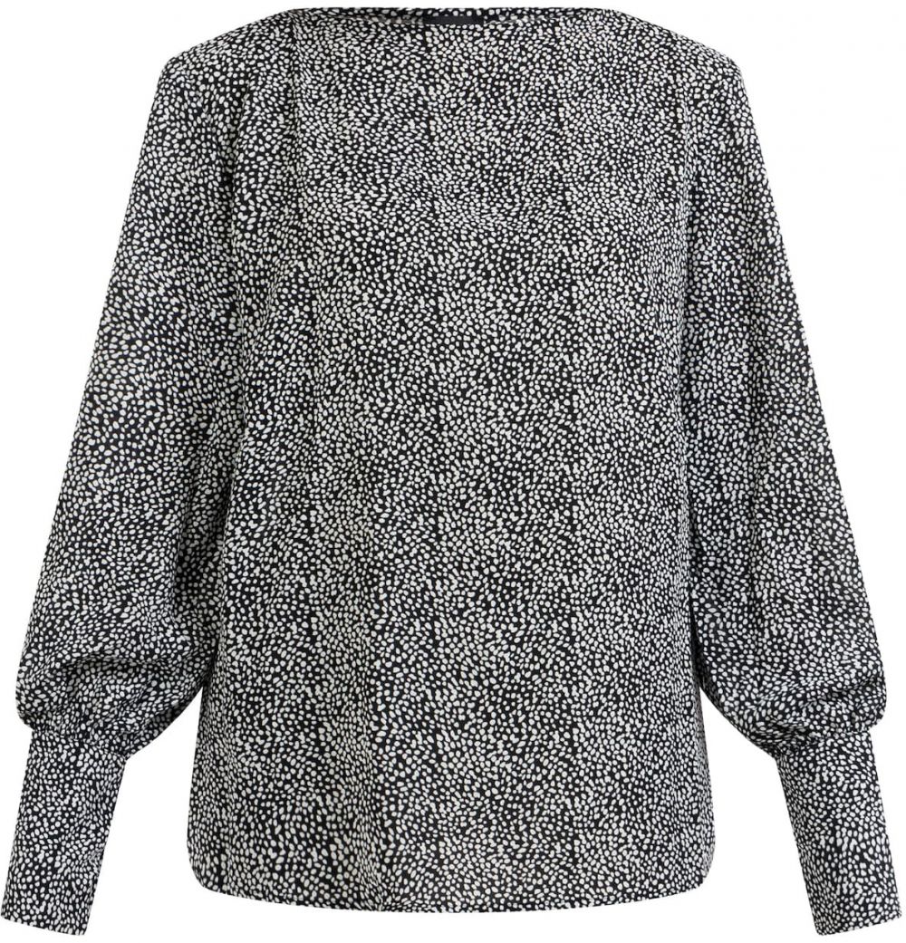 DreiMaster Klassik Blúzka  čierna / biela