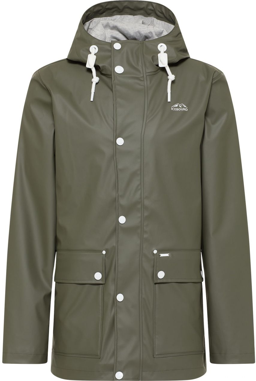 ICEBOUND Funkčná bunda  olivová / biela