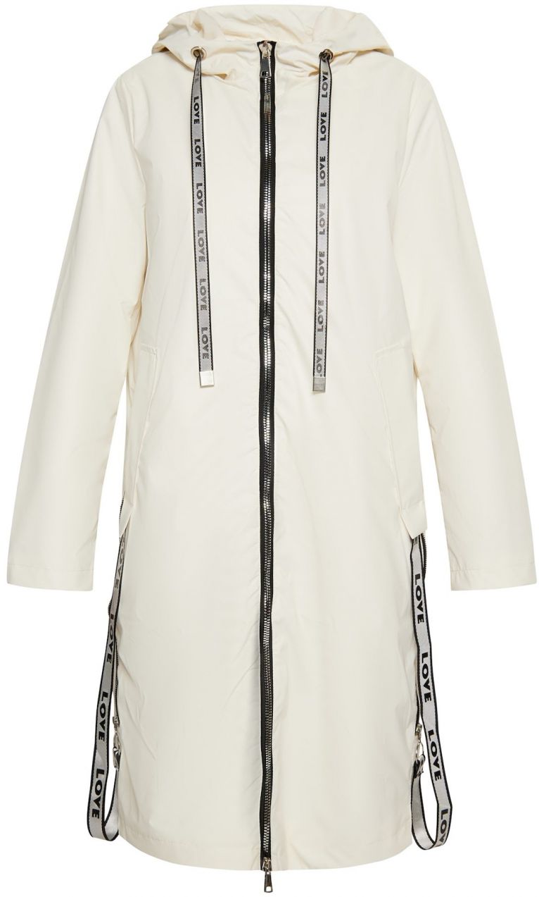 MYMO Prechodný kabát  krémová