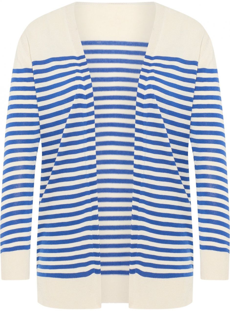DreiMaster Maritim Kardigán  krémová / modrá