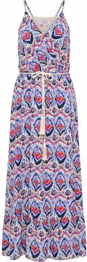 IZIA Letné šaty  krémová / modrá / tyrkysová / oranžová