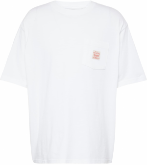 LEVI'S ® Tričko 'Workwear Tee'  červená / biela