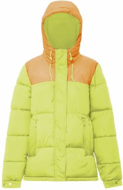 FUMO Zimná bunda  limetová / oranžová