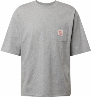 LEVI'S ® Tričko 'Workwear Tee'  béžová melírovaná / ohnivo červená / biela