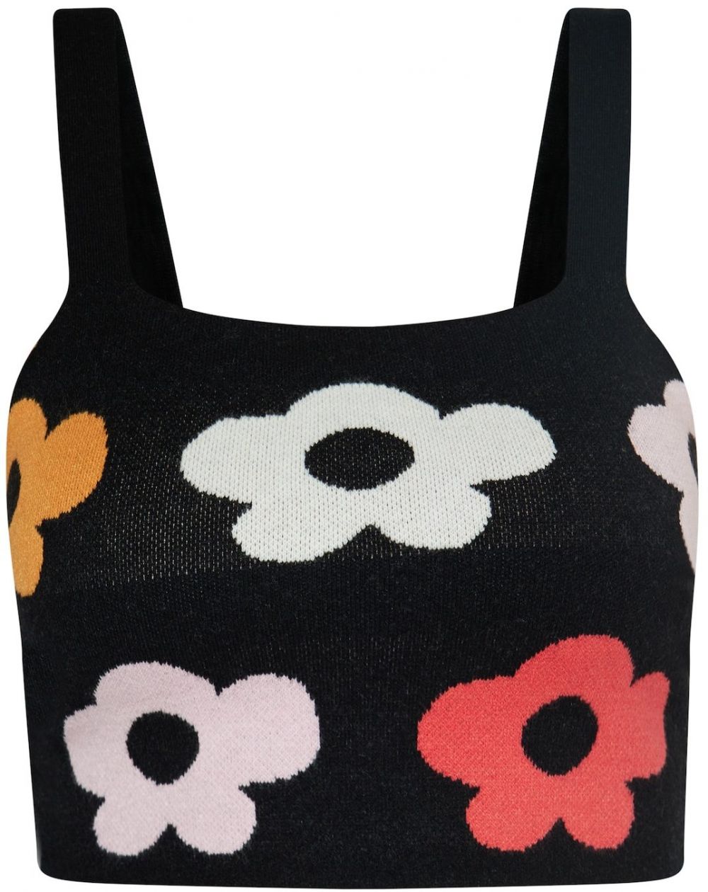 swirly Top  zmiešané farby / čierna