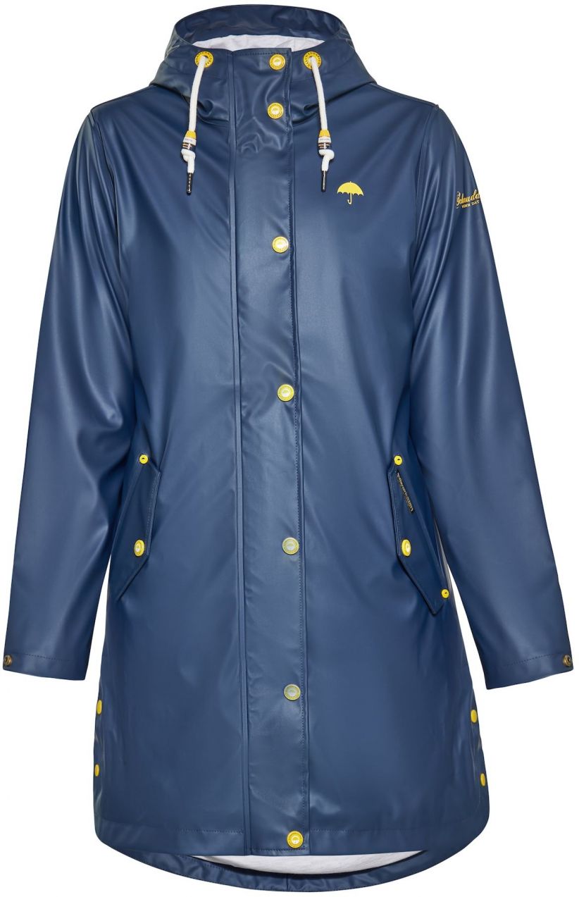 Schmuddelwedda Funkčný kabát  námornícka modrá / žltá