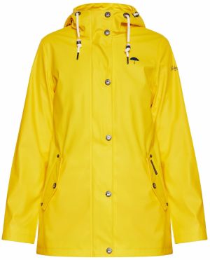 Schmuddelwedda Funkčná bunda  žltá / strieborná