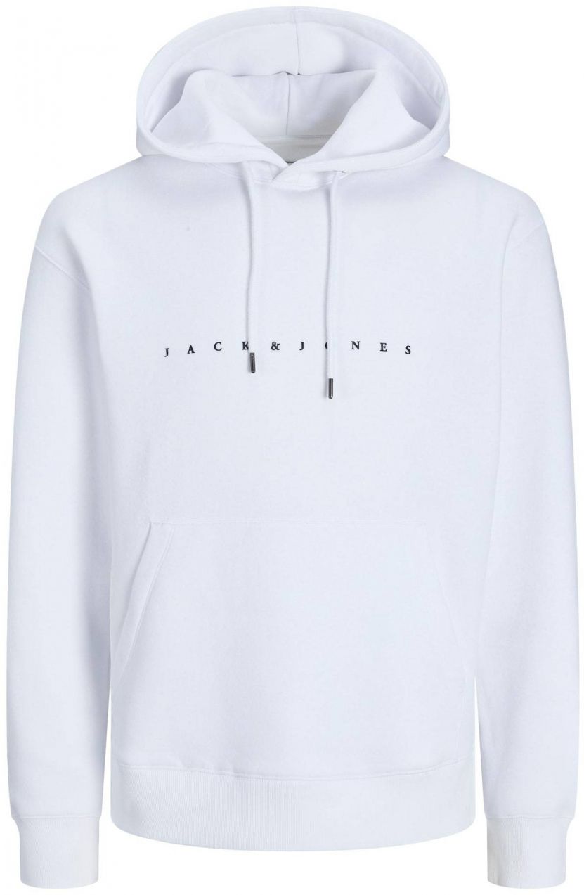 JACK & JONES Mikina 'JJEStar'  čierna / biela
