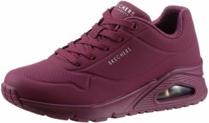SKECHERS Nízke tenisky 'Uno Stand On Air'  farba lesného ovocia / strieborná