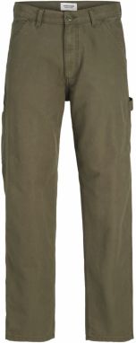 JACK & JONES Chino nohavice 'JPSTeddie JJBarkley'  olivová