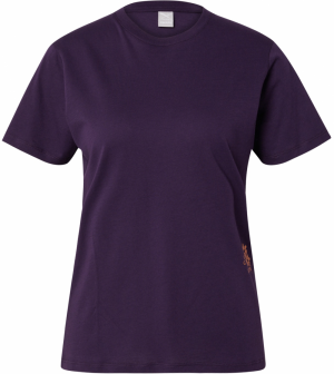 Iriedaily Tričko  tmavofialová / oranžová / svetloružová / biela