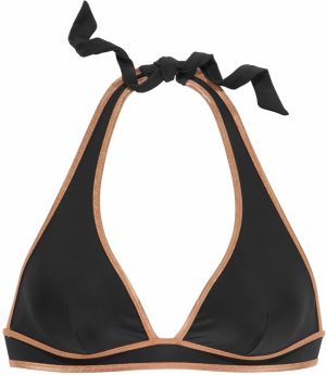 BRUNO BANANI Bikinový top  bronzová / čierna