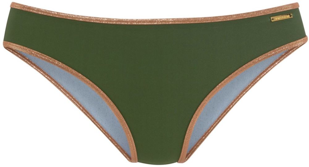 Bruno Banani Bikinové nohavičky  bronzová / tmavozelená