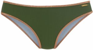 BRUNO BANANI Bikinové nohavičky  bronzová / tmavozelená
