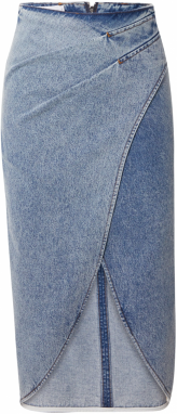 IRO Sukňa  modrá denim