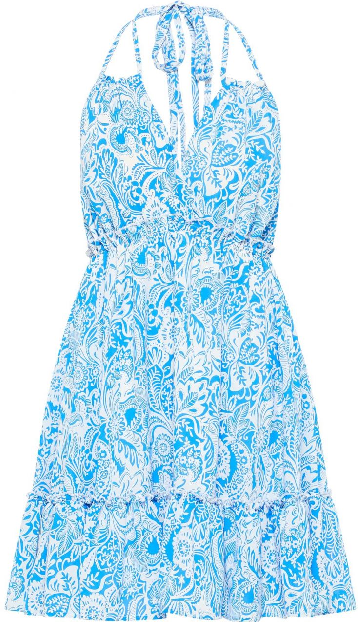 IZIA Letné šaty  svetlomodrá / biela