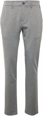 BLEND Chino nohavice 'Langford'  sivá melírovaná