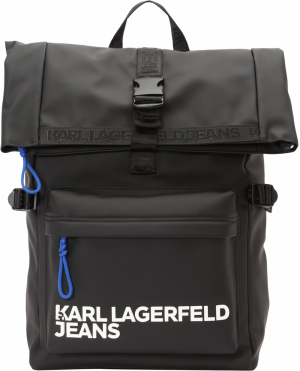 KARL LAGERFELD JEANS Batoh 'Utility'  čierna / biela