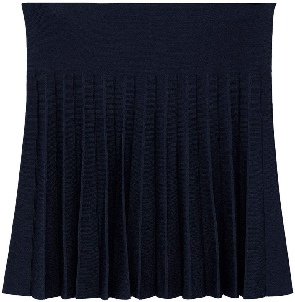 MANGO Sukňa 'TABLAO'  námornícka modrá