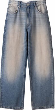 Bershka Džínsy  modrá denim