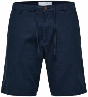 SELECTED HOMME Chino nohavice 'SLHBrody'  námornícka modrá