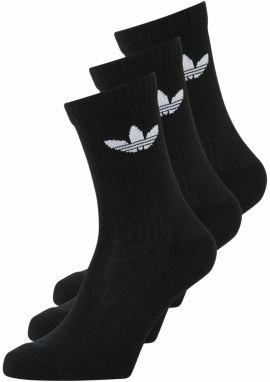 ADIDAS ORIGINALS Ponožky 'Trefoil'  čierna / biela