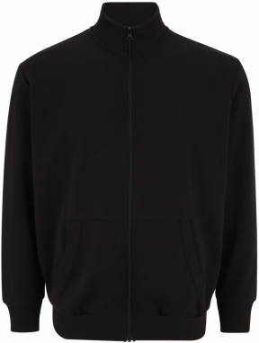 Jack & Jones Plus Tepláková bunda 'JJEPaulos'  čierna