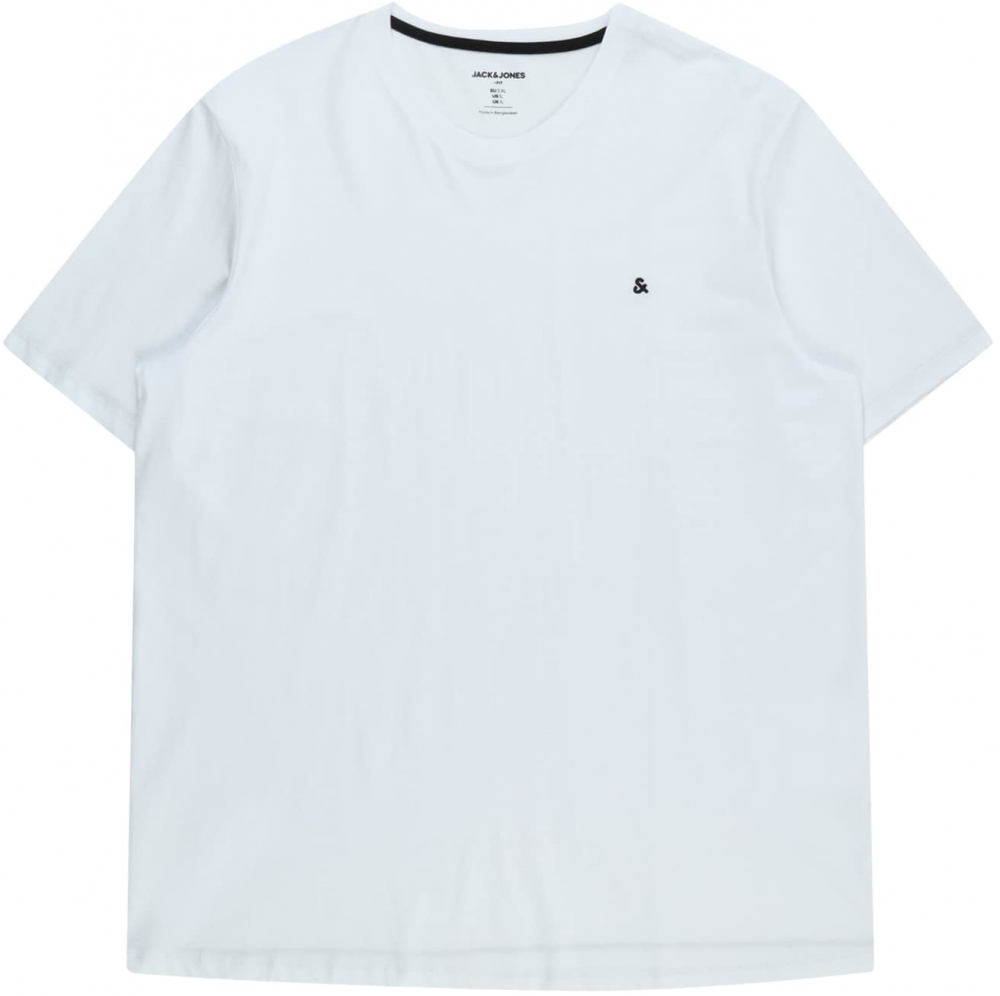 Jack & Jones Plus Tričko 'JJEPaulos'  biela