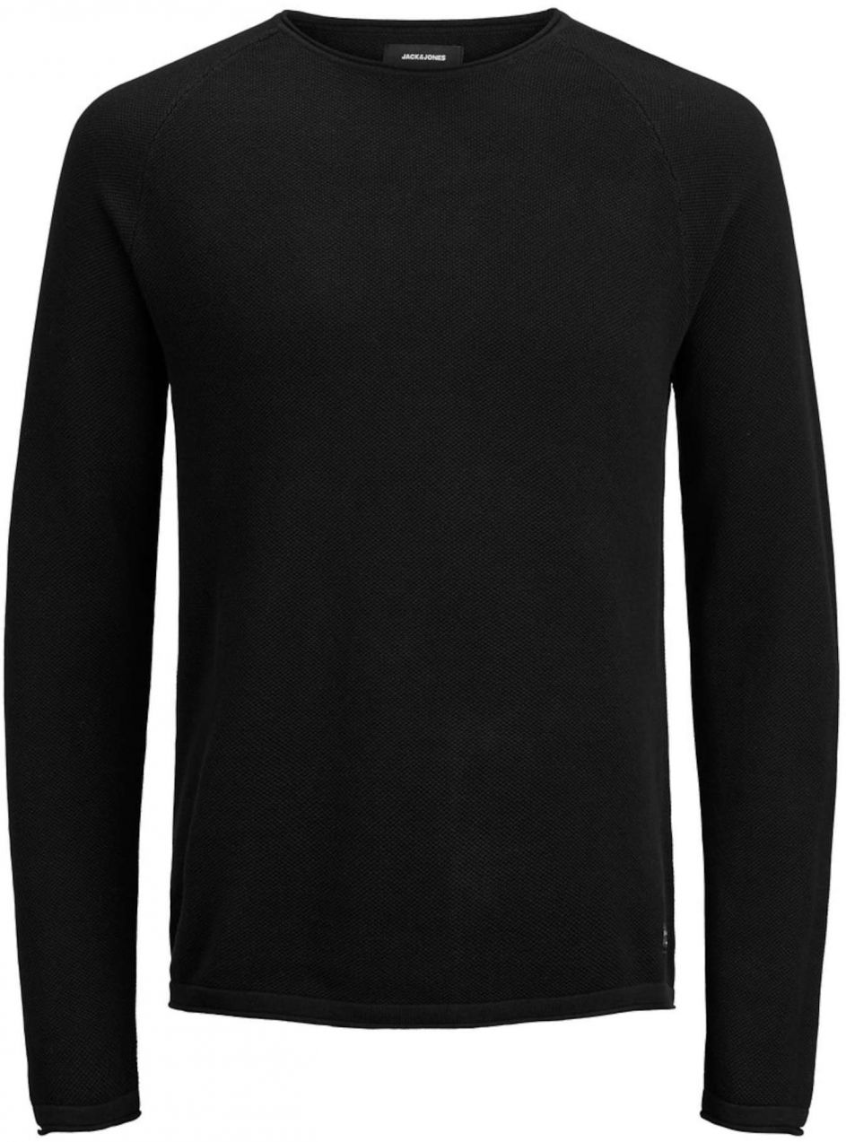 JACK & JONES Sveter 'JJEHill'  čierna