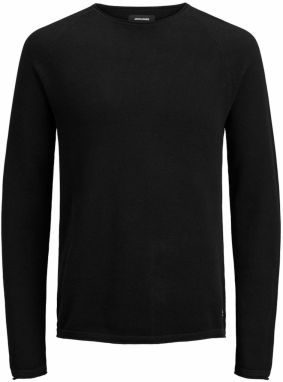 JACK & JONES Sveter 'JJEHill'  čierna