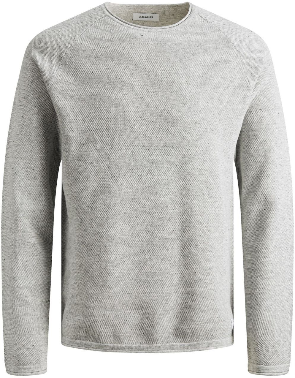 JACK & JONES Sveter 'JJEHill'  sivá melírovaná