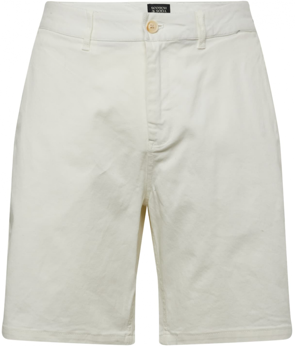 SCOTCH & SODA Chino nohavice 'Stuart'  čierna / šedobiela