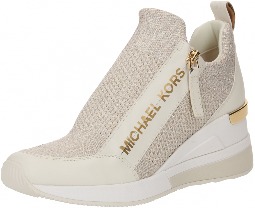 MICHAEL Michael Kors Slip-on obuv 'WILLIS'  béžová / šampanské / zlatá