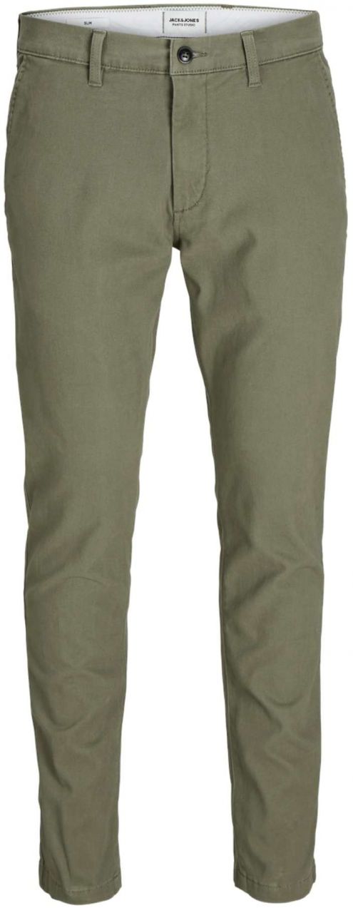JACK & JONES Chino nohavice 'JJIMARCO JJDAVE'  olivová