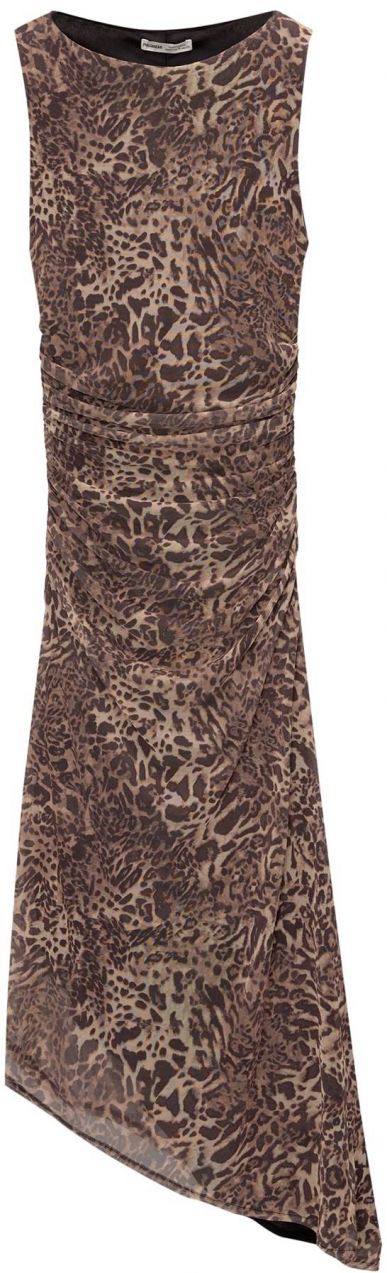 Pull&Bear Letné šaty  béžová / hnedá