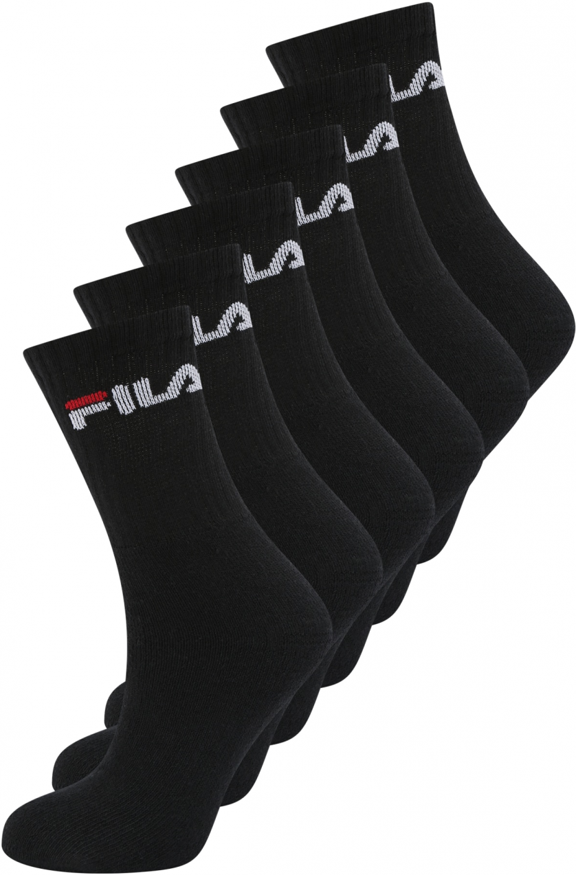 FILA Ponožky  červená / čierna / biela