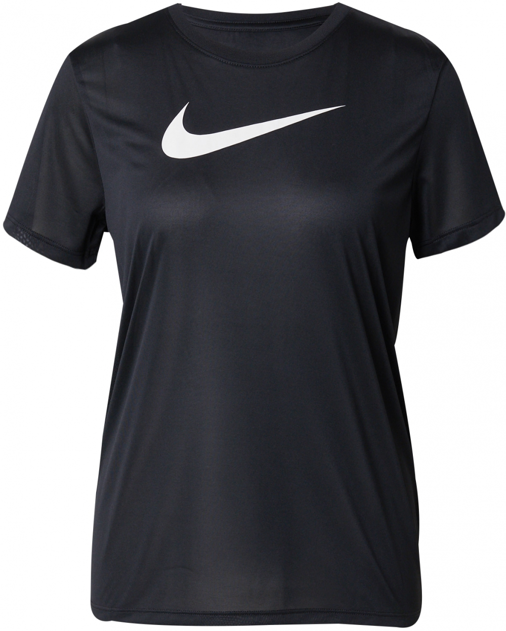 NIKE Funkčné tričko  čierna / biela
